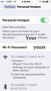 An iPhone hotspot can be utilized to access Genesis Chiropractic Software.