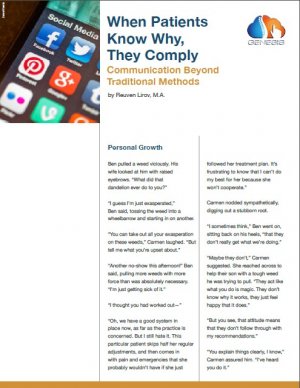 when patients know why they comply